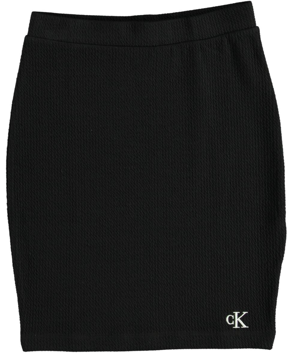 Dameskleding Rokken Jurken Calvin Klein Rok SLUB RIB MINI Bergmans Fashion Outlet Webshop GRATIS VERZENDING