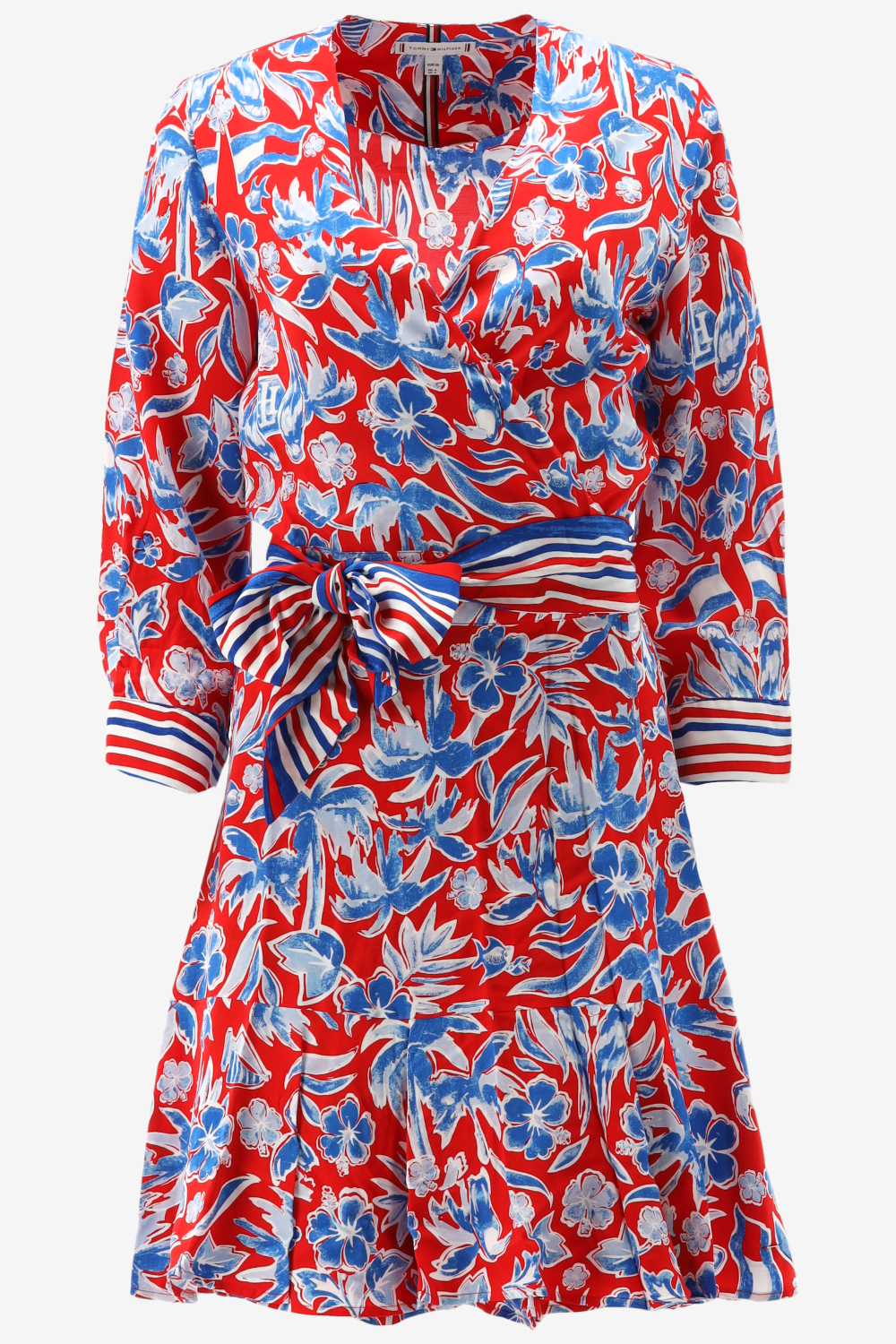 Dameskleding Rokken Jurken Tommy Hilfiger Jurk VIS WRAP KNEE