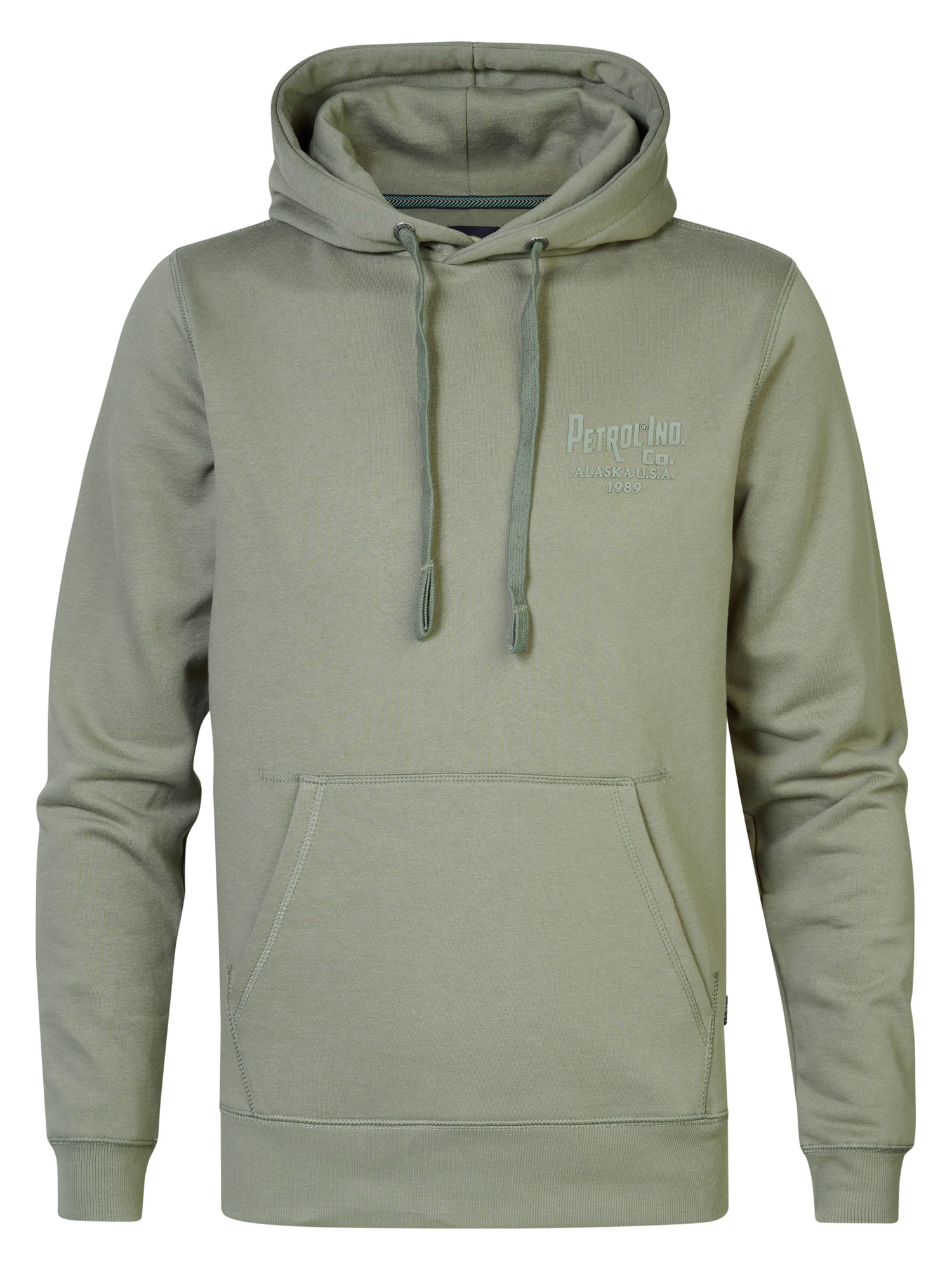 Herenkleding Truien Vesten Petrol Hoodie Bergmans Fashion Outlet Webshop GRATIS VERZENDING