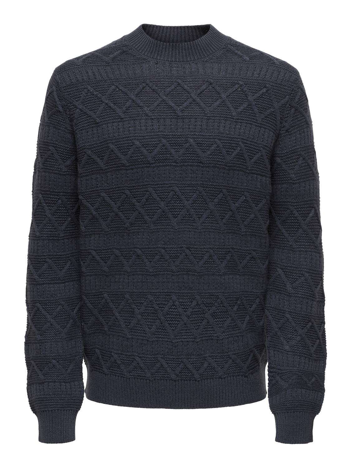 Herenkleding Truien Vesten Only Sons Trui WADE Bergmans Fashion Outlet Webshop GRATIS VERZENDING