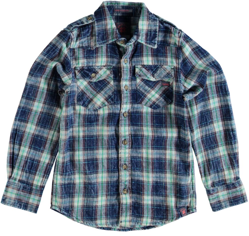 Indian Blue Casual Shirt CHECK
