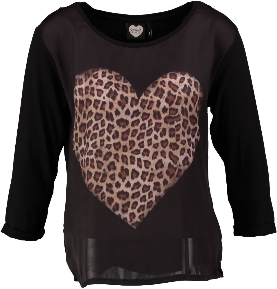 Catwalk Junkie Longsleeve Ls Heart Of Wild catwalk junkie kopen in de aanbieding