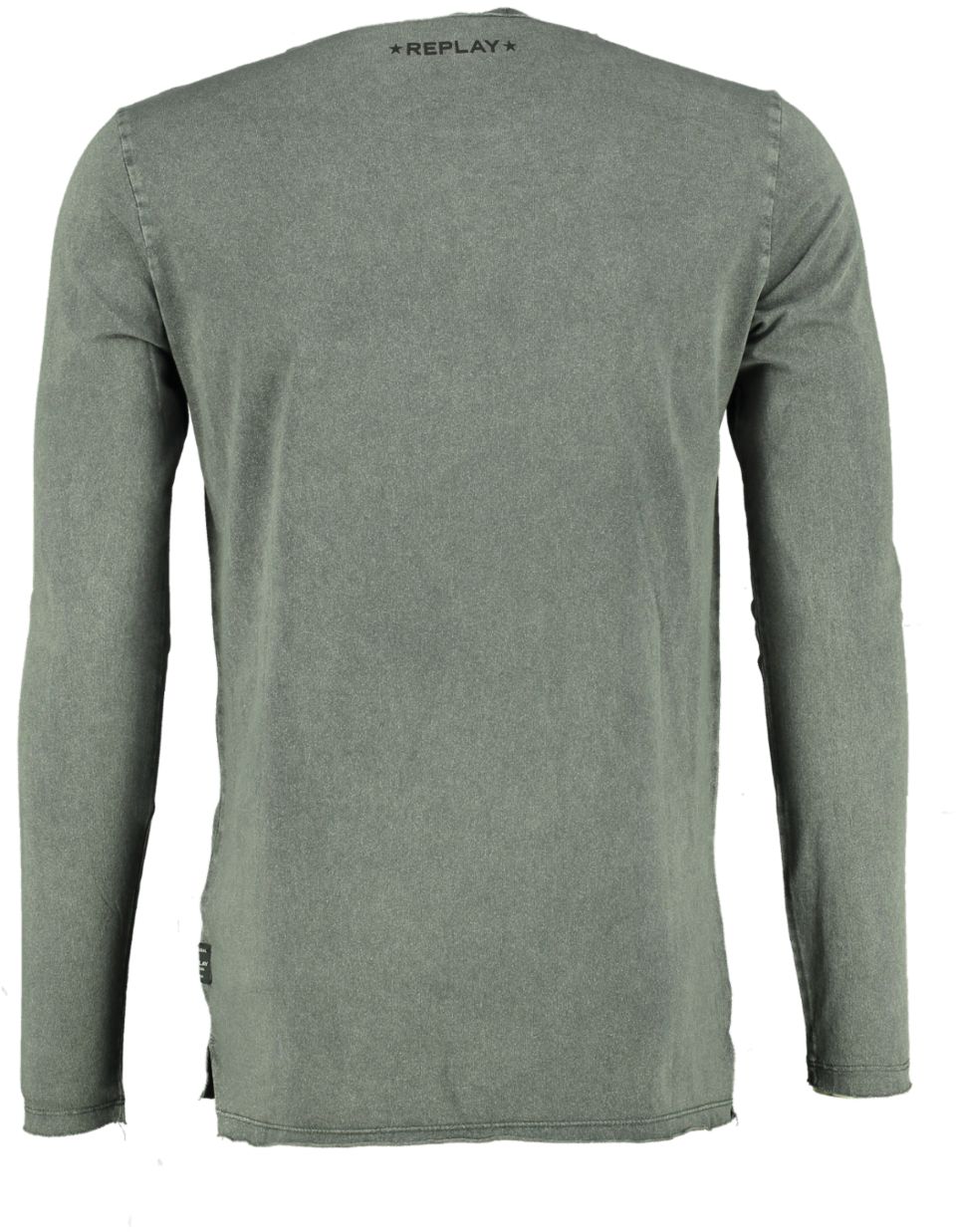 Herenkleding T-shirts & Polo's Replay Longsleeve - Bergmans Fashion ...