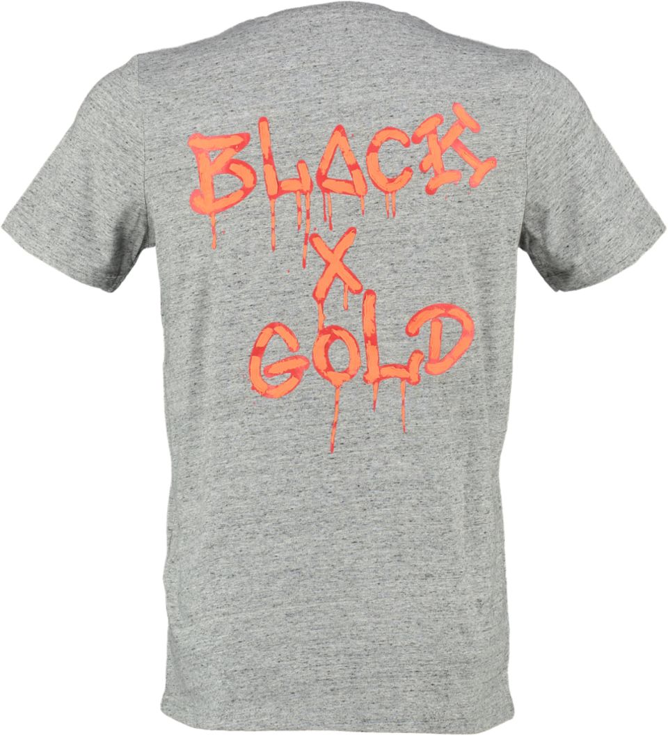 Black And Gold T-shirt DOSSOGRAFITAS