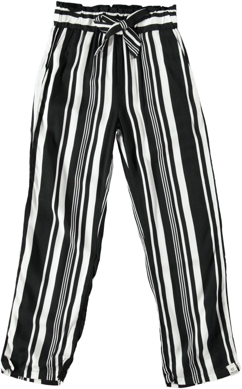 Indian Blue Loose Fit STRIPED PANTS