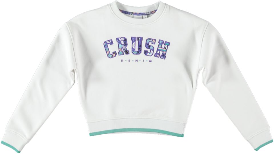 Crush Denim Sweater NURIT
