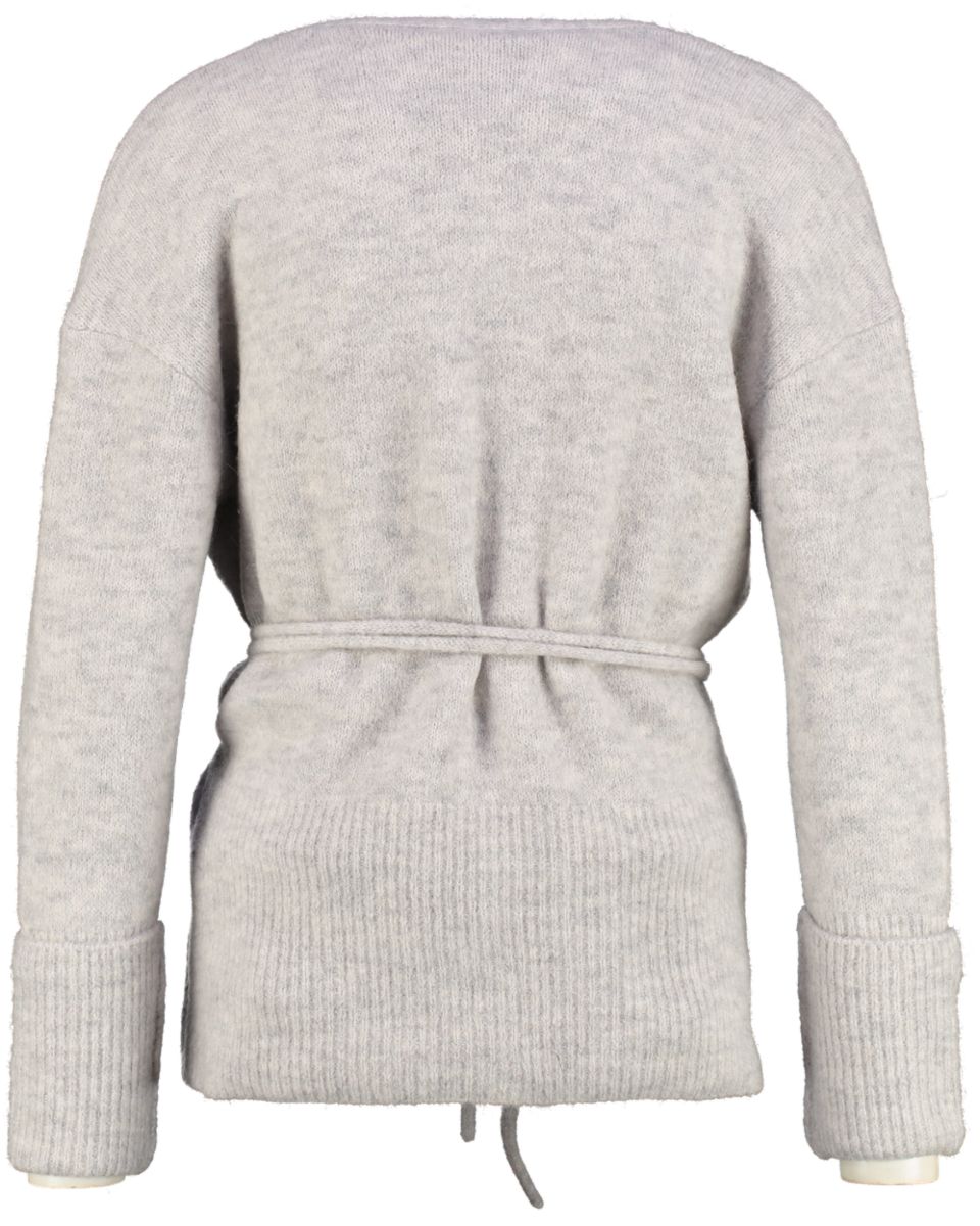 Yaya Vest Rib cardigan with 