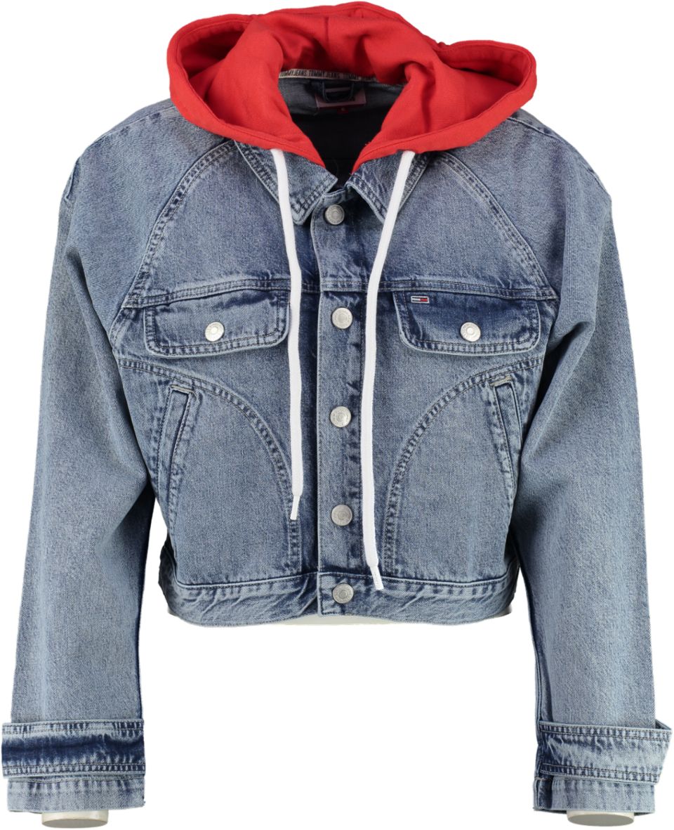 Tommy Hilfiger Spijkerjas HOODIE CROPPED  JCK