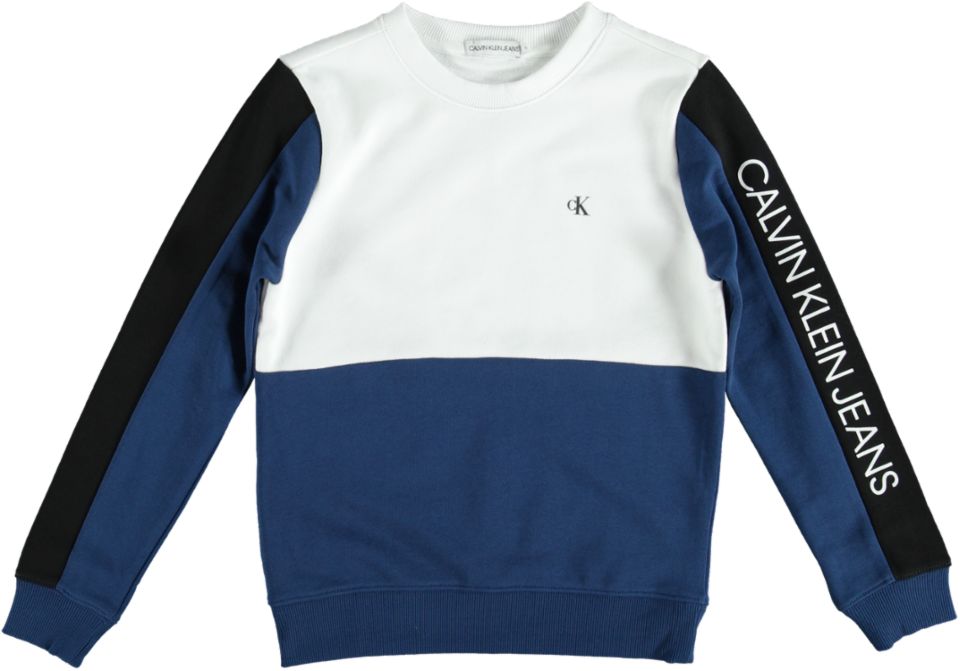 Calvin Klein Sweater COLOUR BLOCK LOGO S