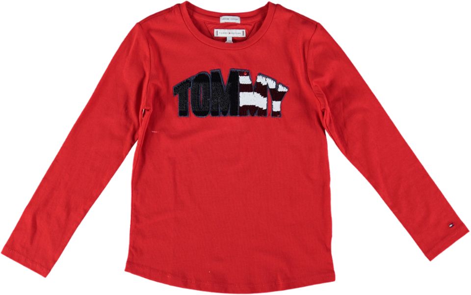 Tommy Hilfiger Longsleeve FLIP SEQUINS TEE L/