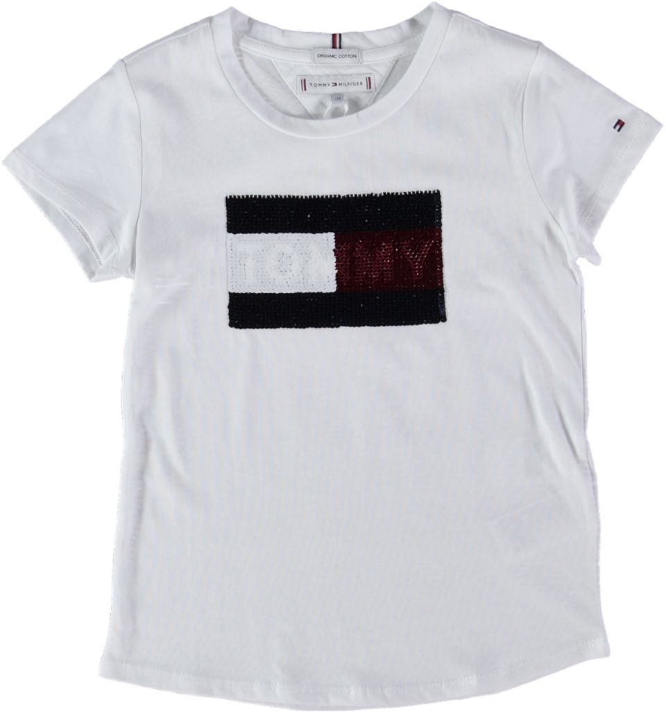 Tommy Hilfiger T-shirt FLAG FLIP SEQUINS T