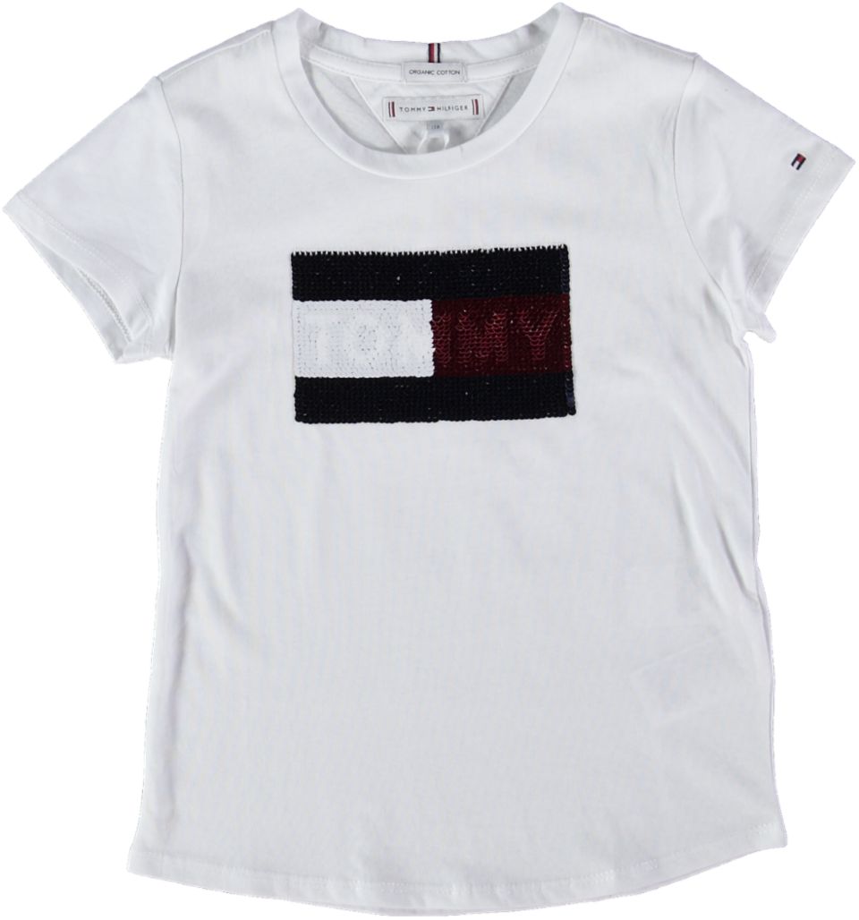 Tommy Hilfiger T-shirt FLAG FLIP SEQUINS T