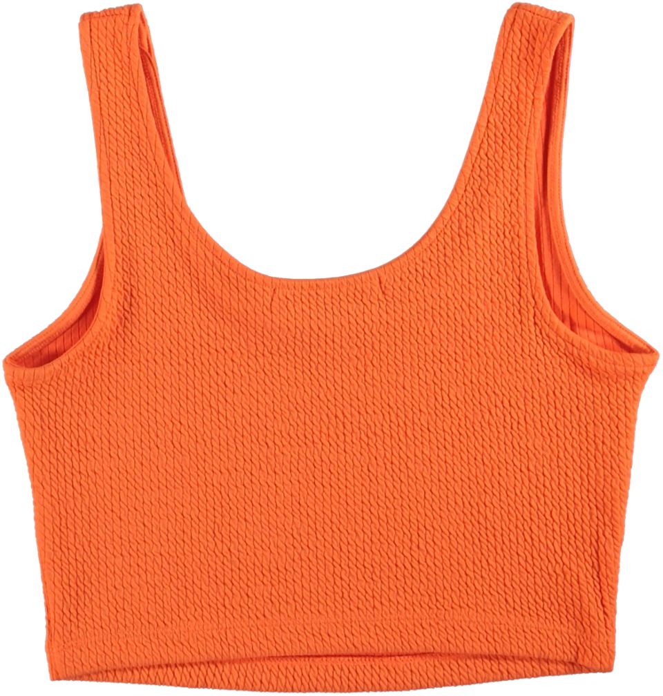 Calvin Klein Top SLUB RIB CROPPED 