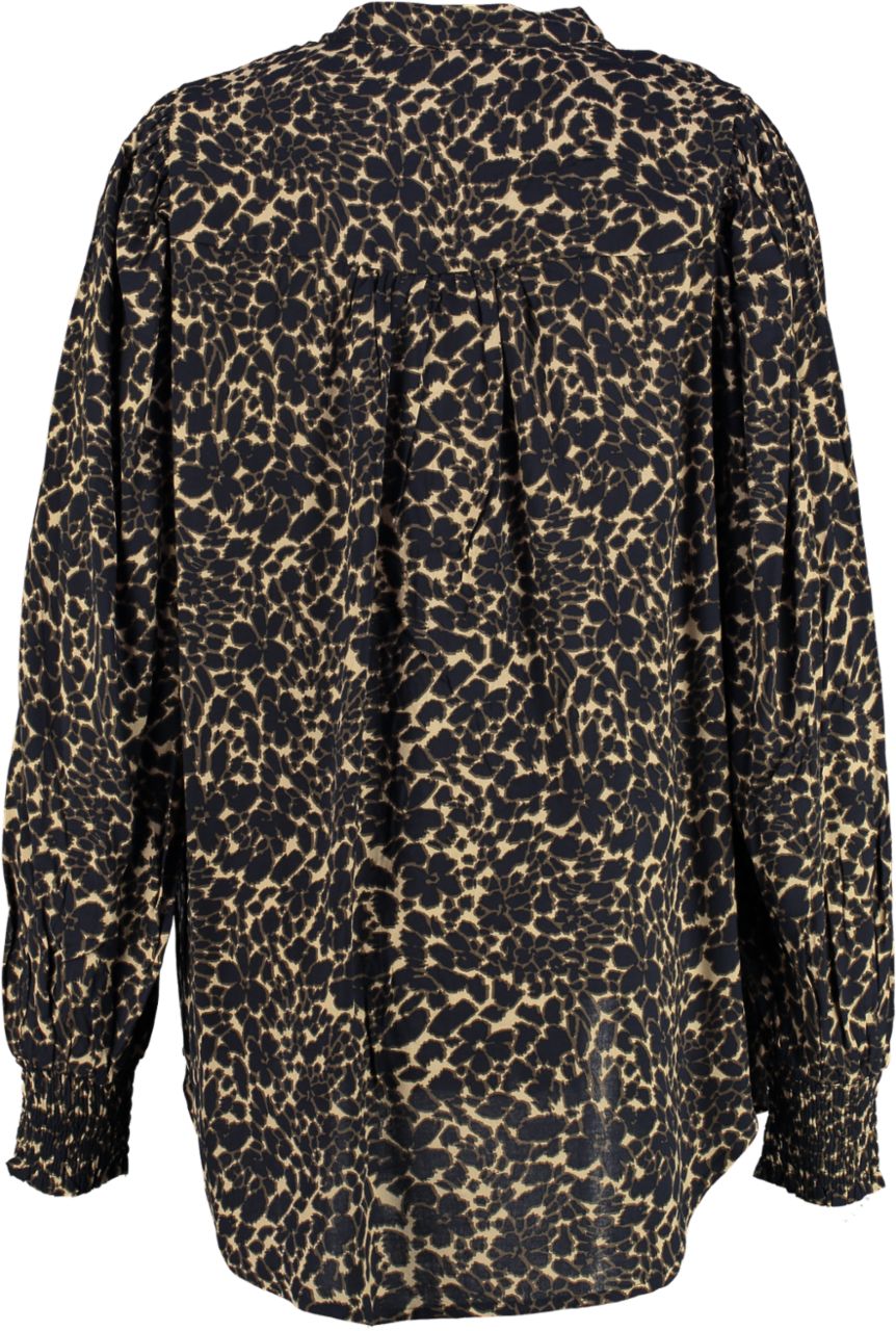Only Carmakoma Blouse LEOPARD BLOOM 