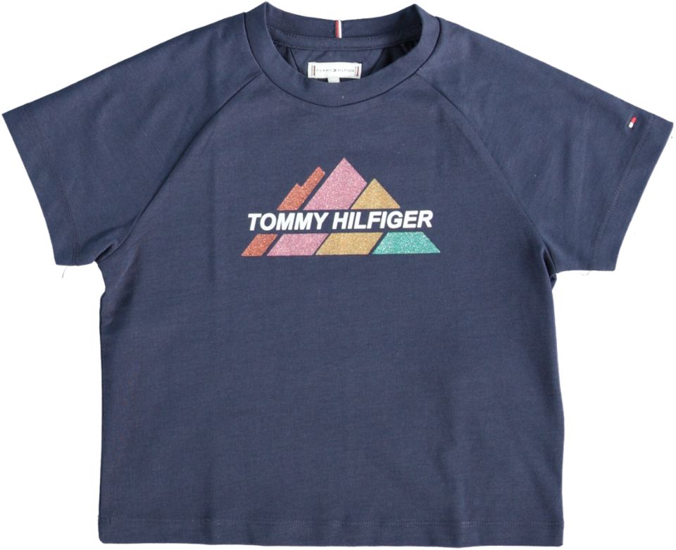 Tommy Hilfiger T-shirt GLITTER PRINT TEE S