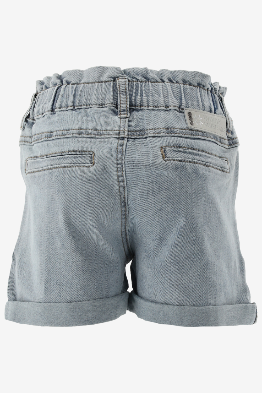 Indian Blue Short PAPERBAG DENIM SHORTS