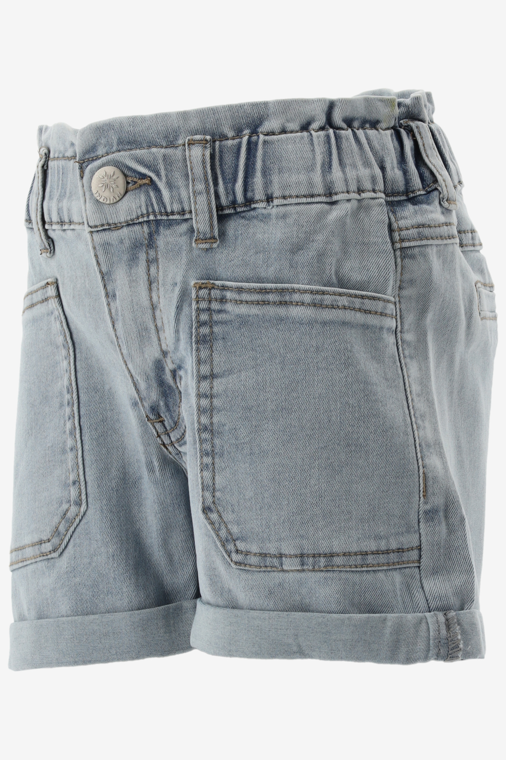 Indian Blue Short PAPERBAG DENIM SHORTS