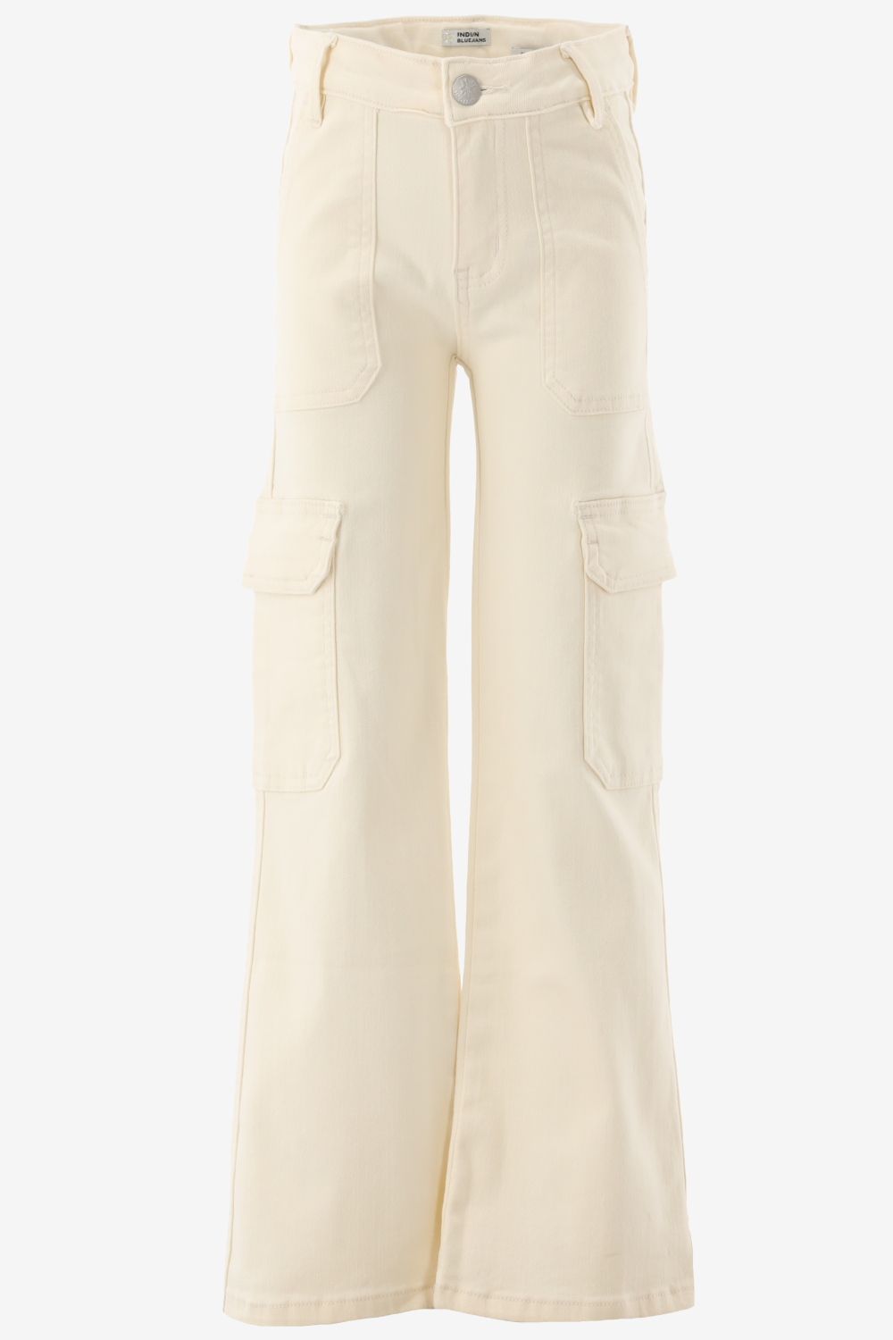 Indian Blue Cargo Cargo Denim Wide Fit