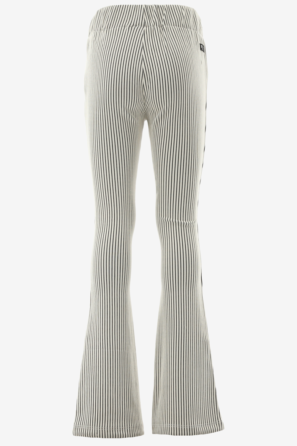 Indian Blue  Flared Pants Rib Stripe