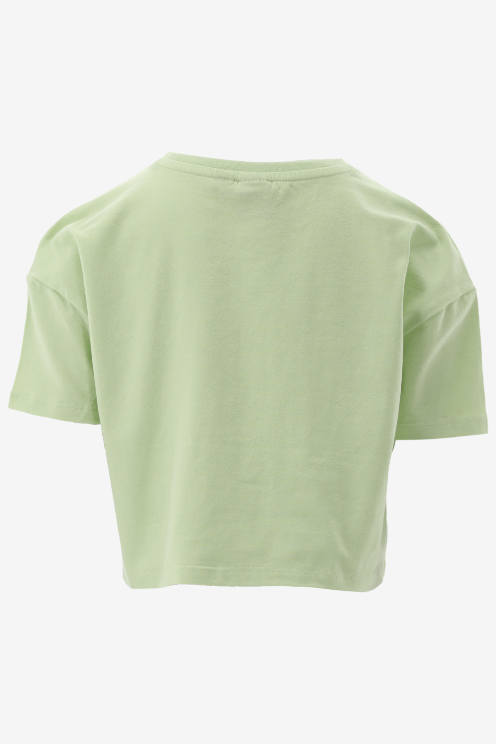 Indian Blue T-shirt Cropped T-Shirt Magnefique