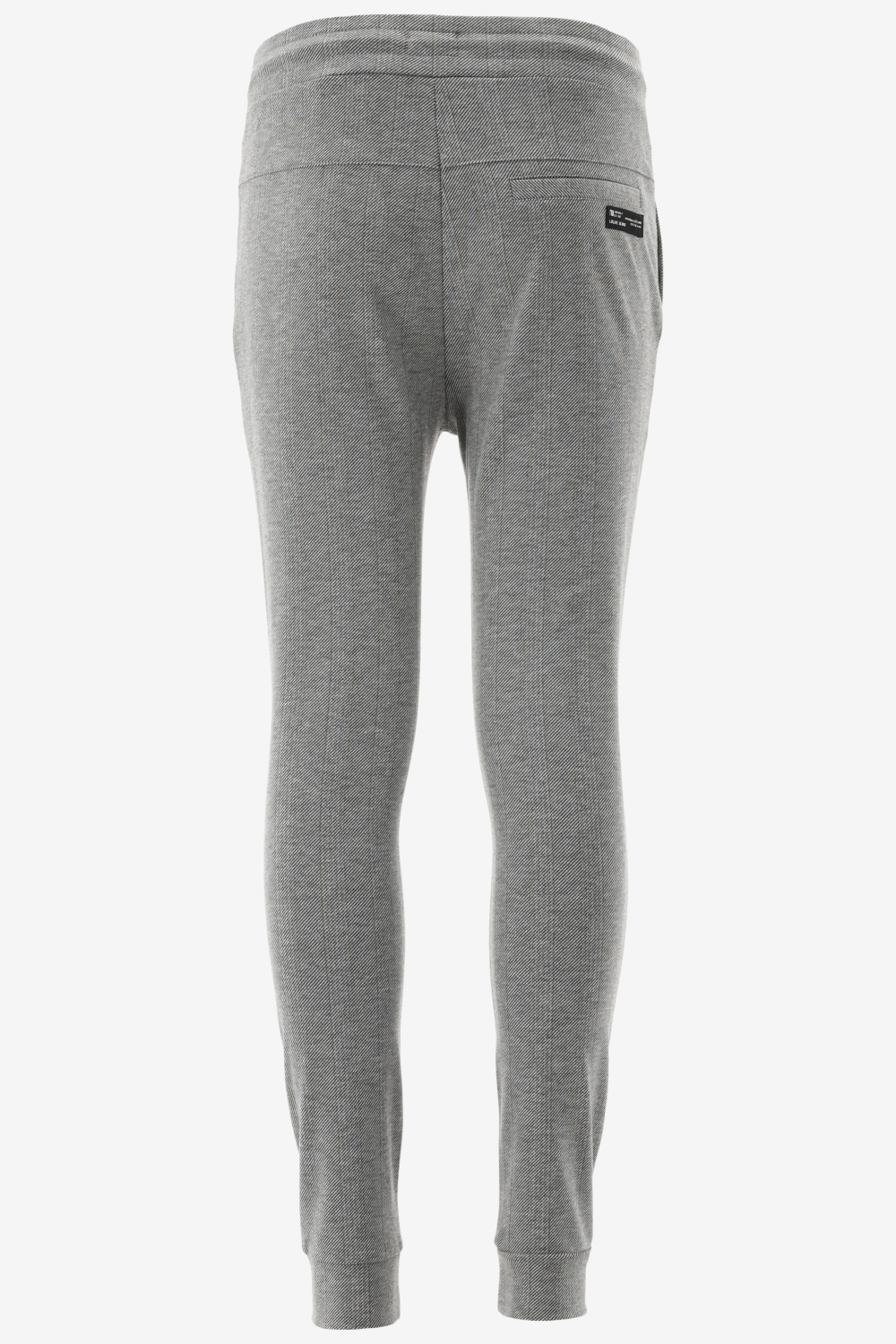 Indian Blue Chino Jogpant Zip Herringbone