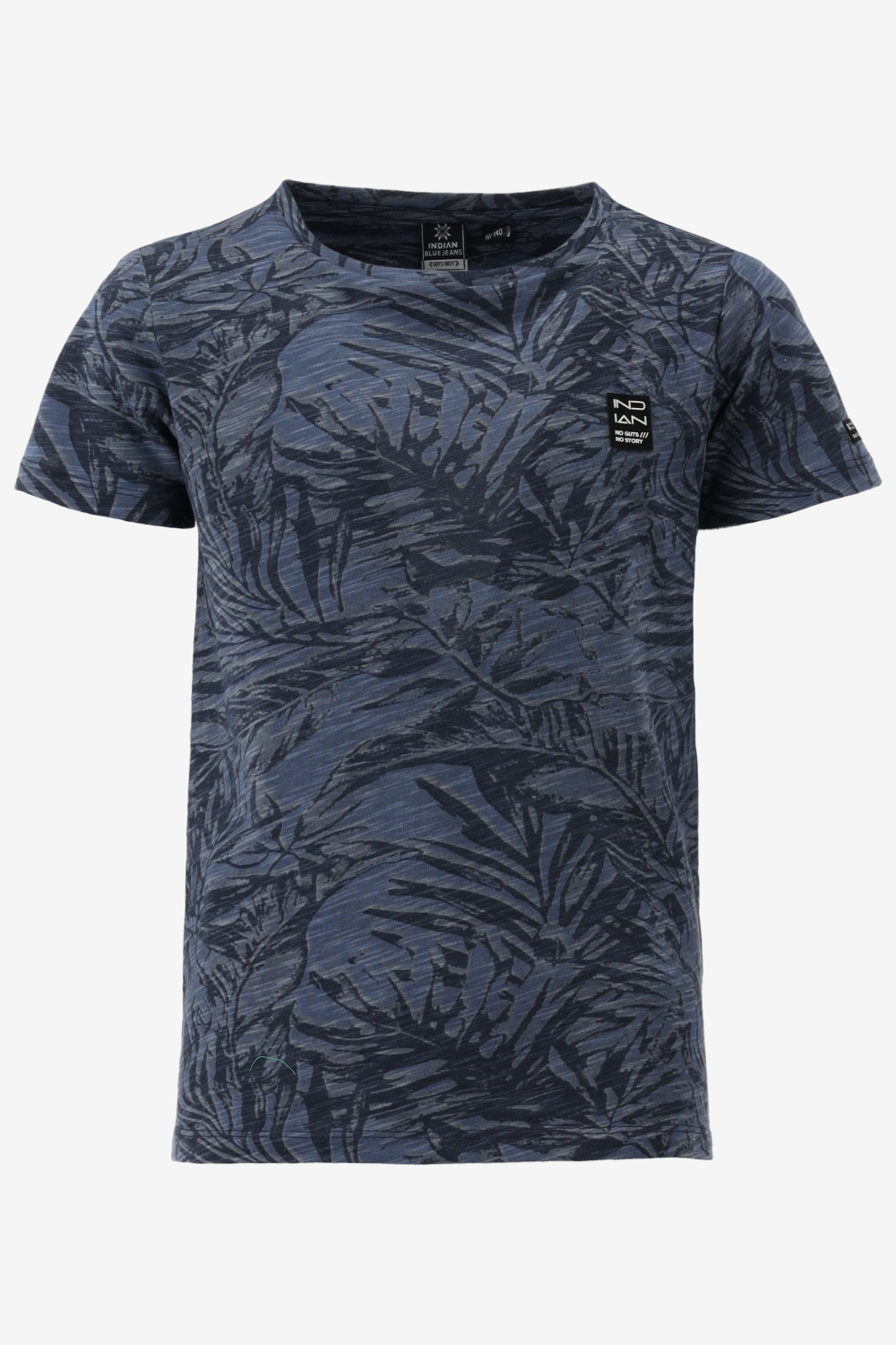 Indian Blue T-shirt T-Shirt Leaves IBJ