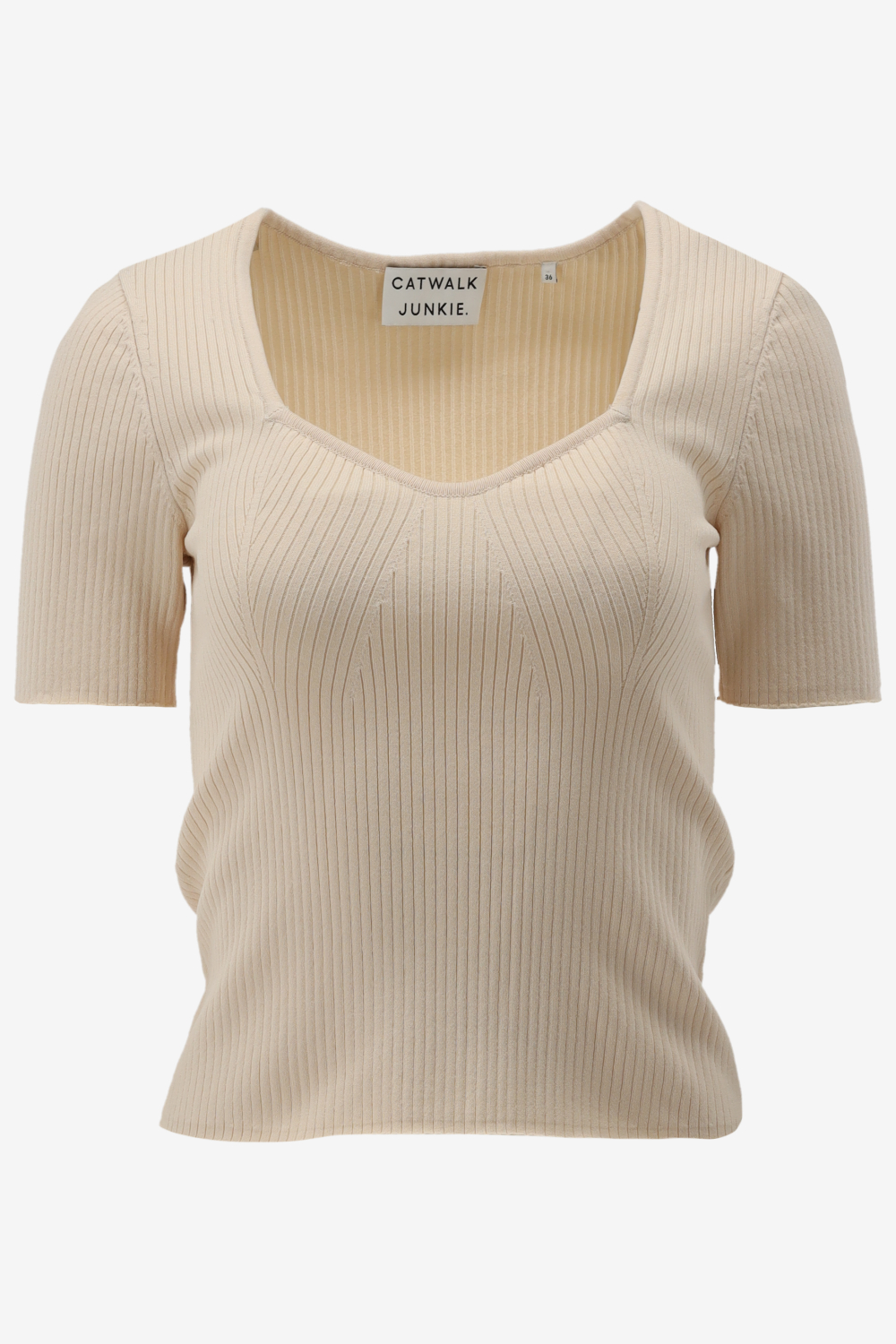 Catwalk Junkie Trui Structured rib knit top