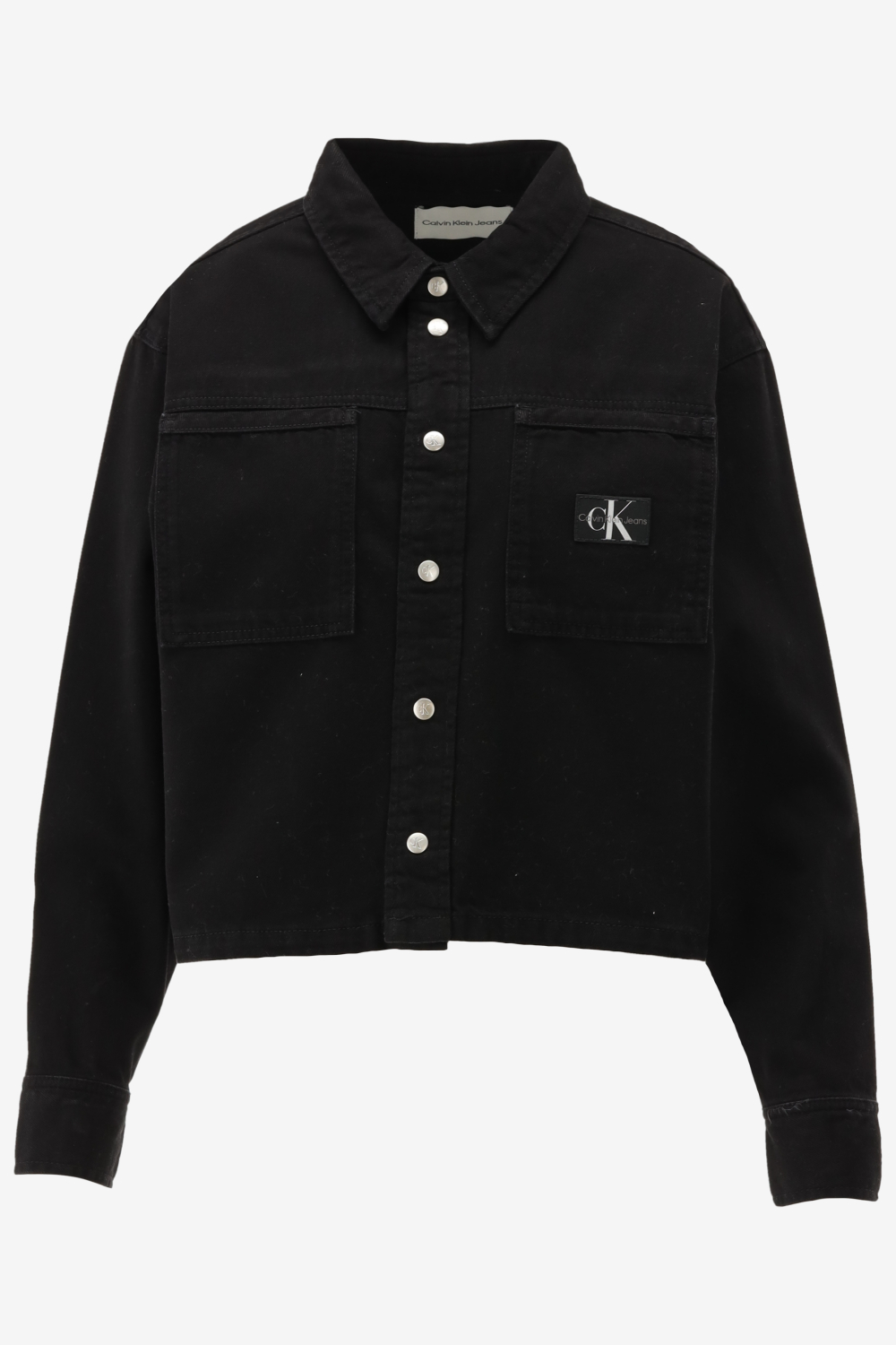 Calvin Klein Spijkerjas CROPPED DAD DENIM SH