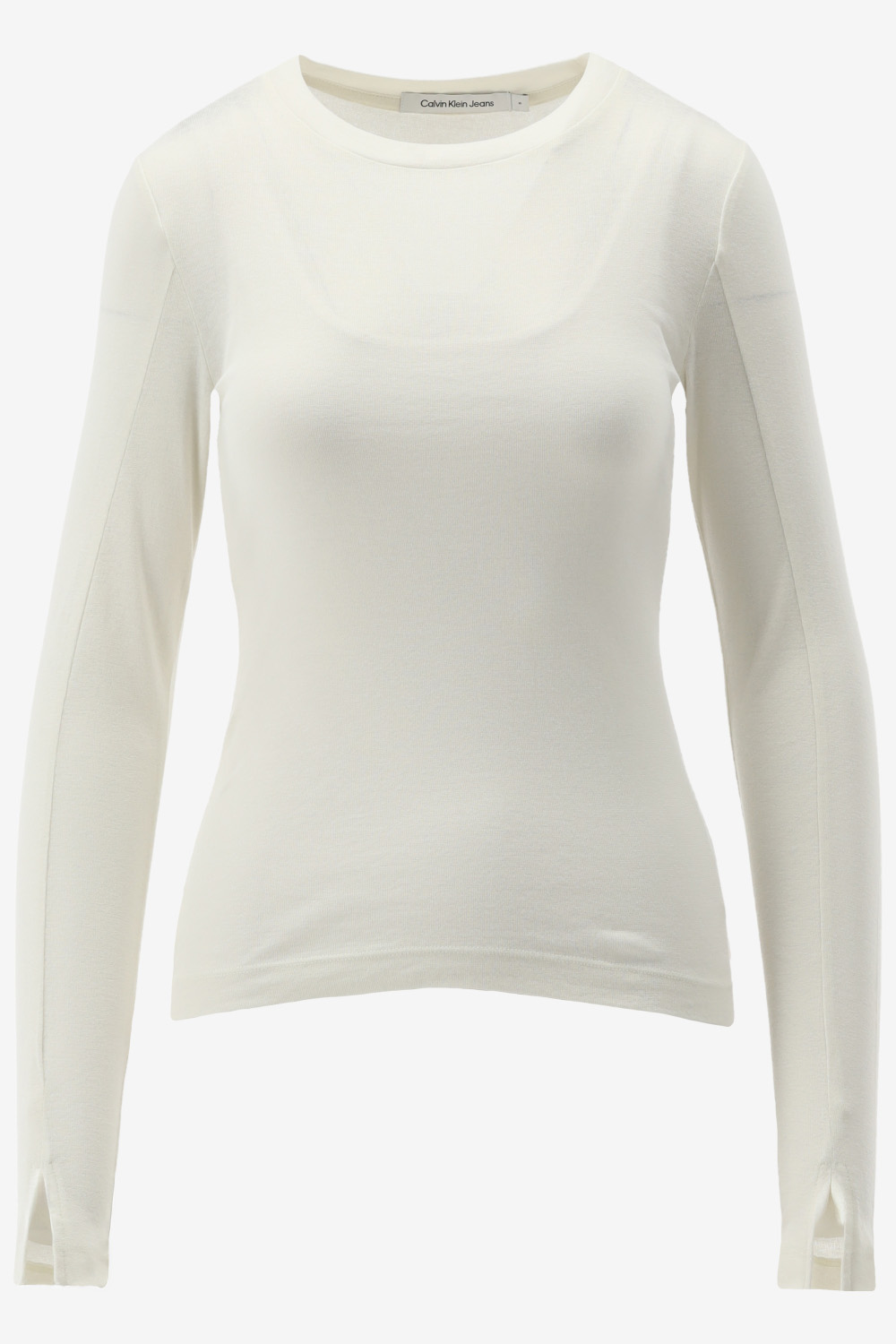 Calvin Klein Longsleeve SHEER LONG SLEEVE TO, YBI