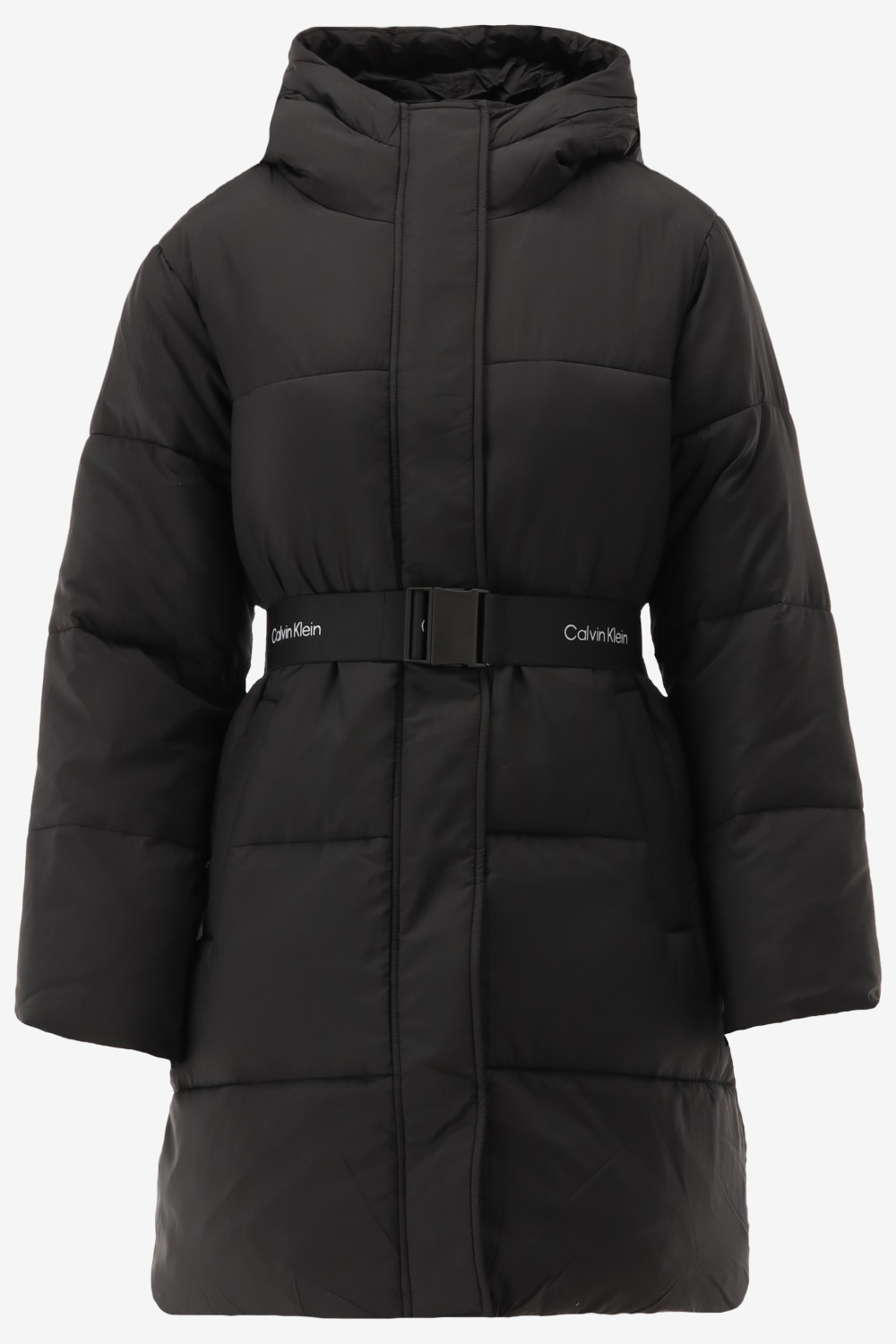 Calvin Klein Jas LOGO BELT LONG PUFFE