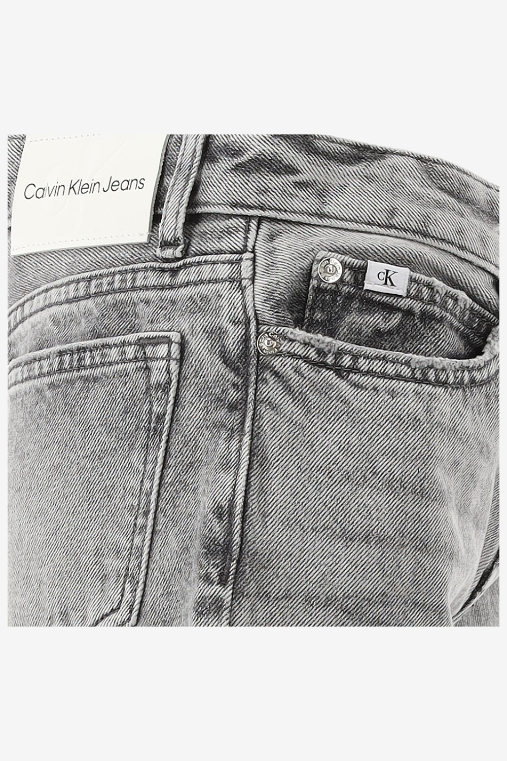 Calvin Klein Loose Fit HR WIDE LEG WSH GREY