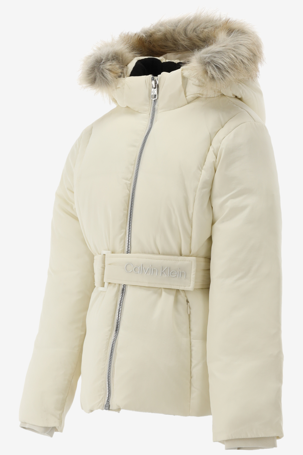 Calvin Klein Jas CLASSIC BELTED FUR J