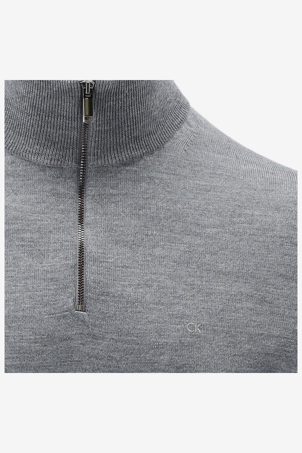 Calvin Klein Trui MERINO RWS QUARTER Z