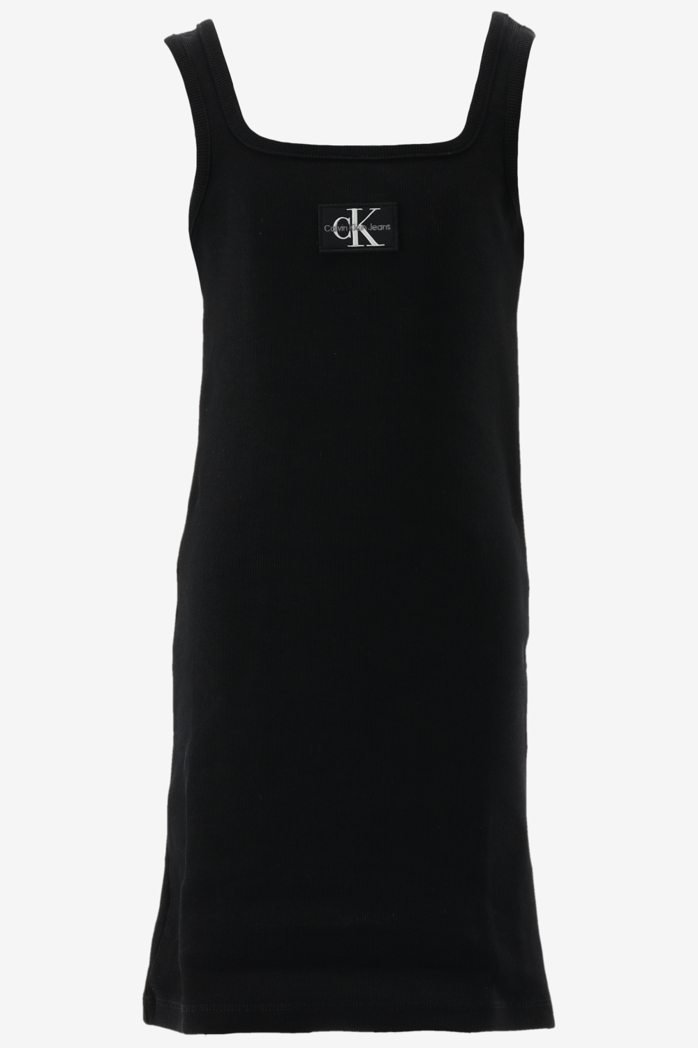 Calvin Klein Jurk RIB BADGE SQUARE NEC