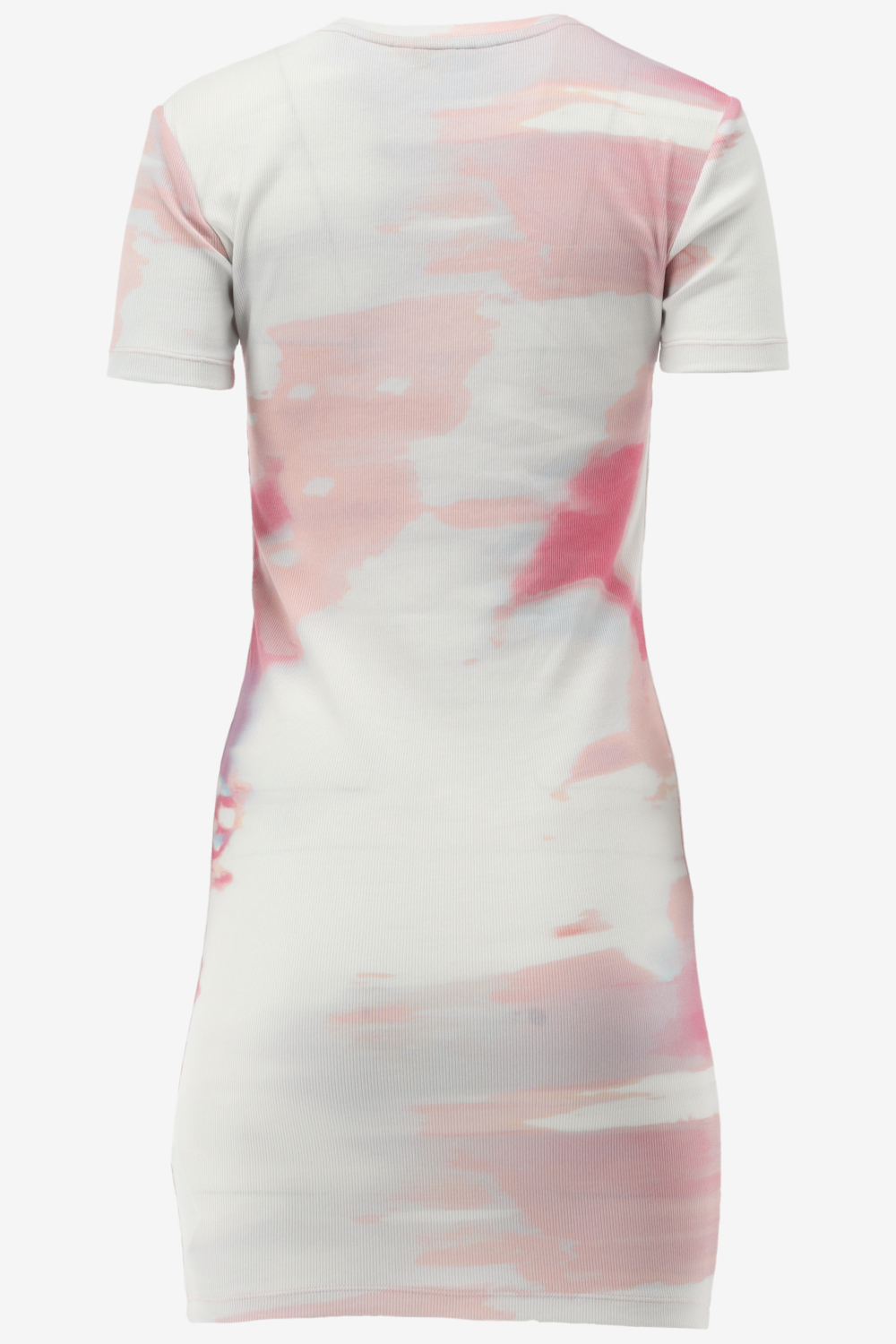 Calvin Klein Jurk AOP RIB SHORT SLEEVE