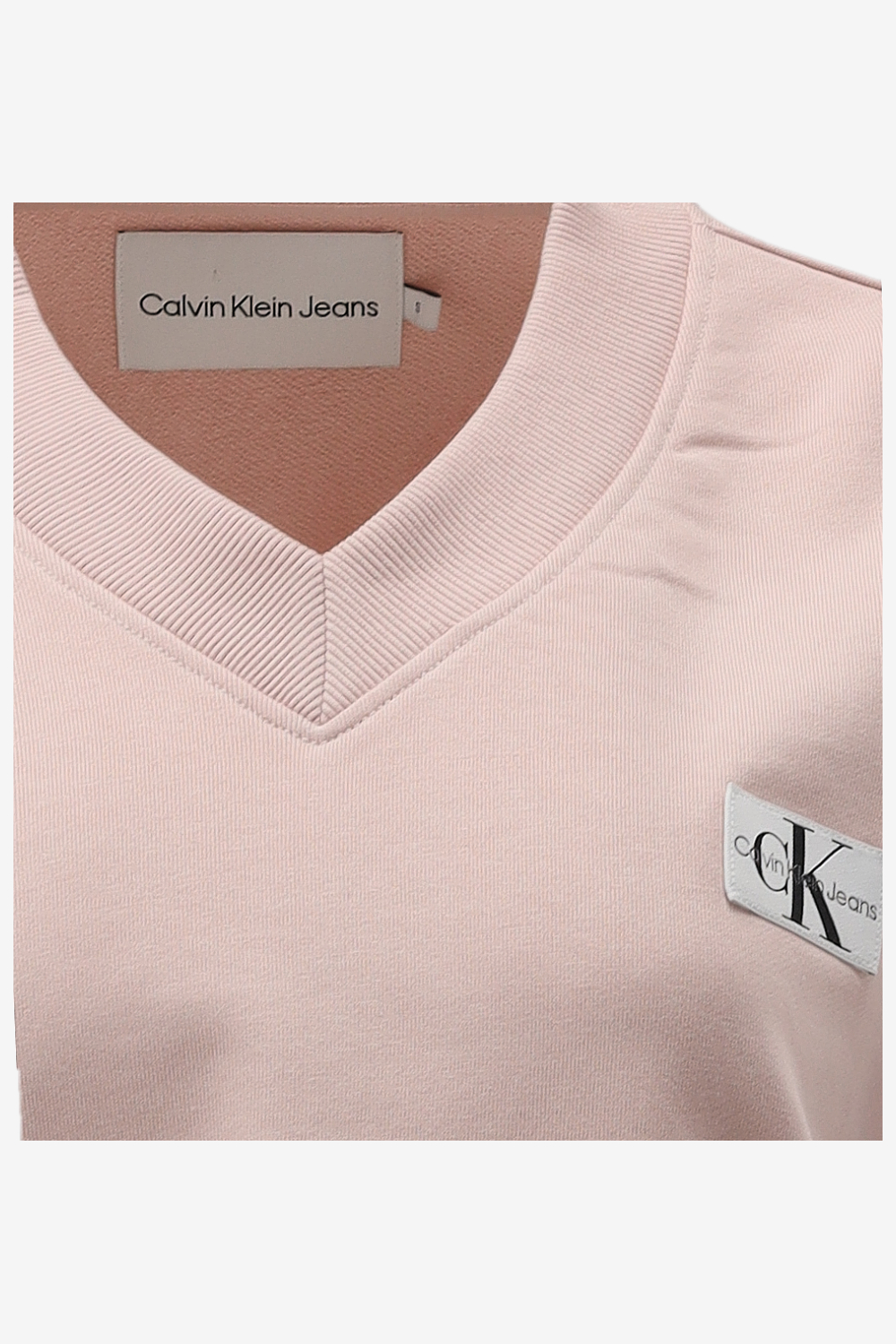 Calvin Klein Sweater WOVEN LABEL V-NECK