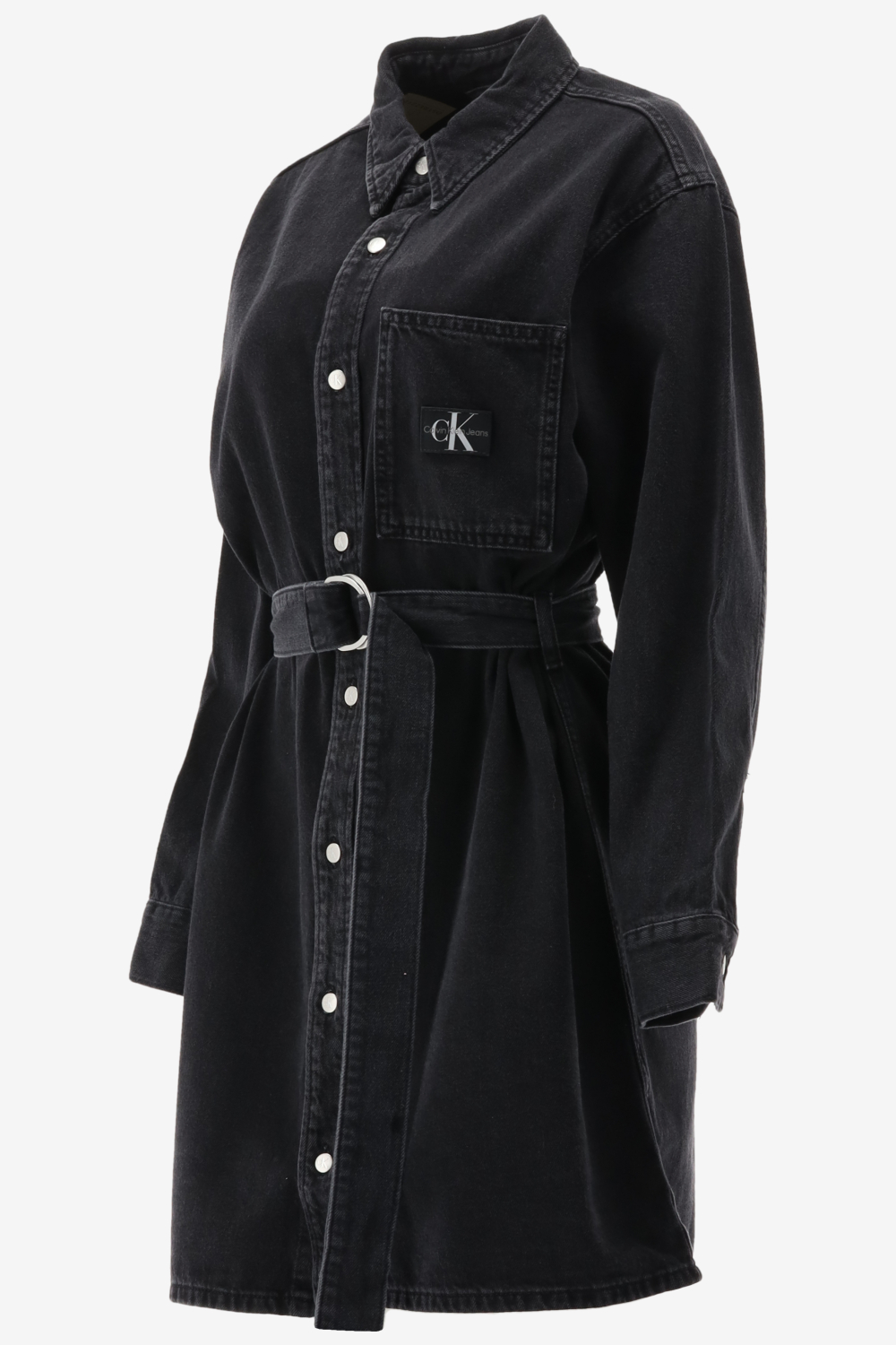 Calvin Klein Jurk BELTED UTILITY DENIM