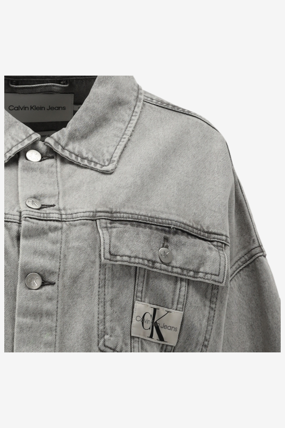 Calvin Klein Spijkerjas EXTR OVERSIZE CROP D