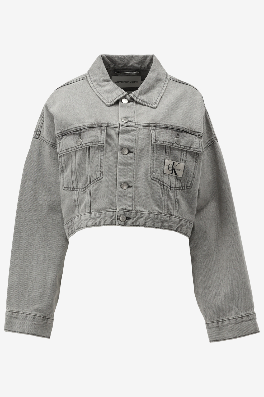 Calvin Klein Spijkerjas EXTR OVERSIZE CROP D