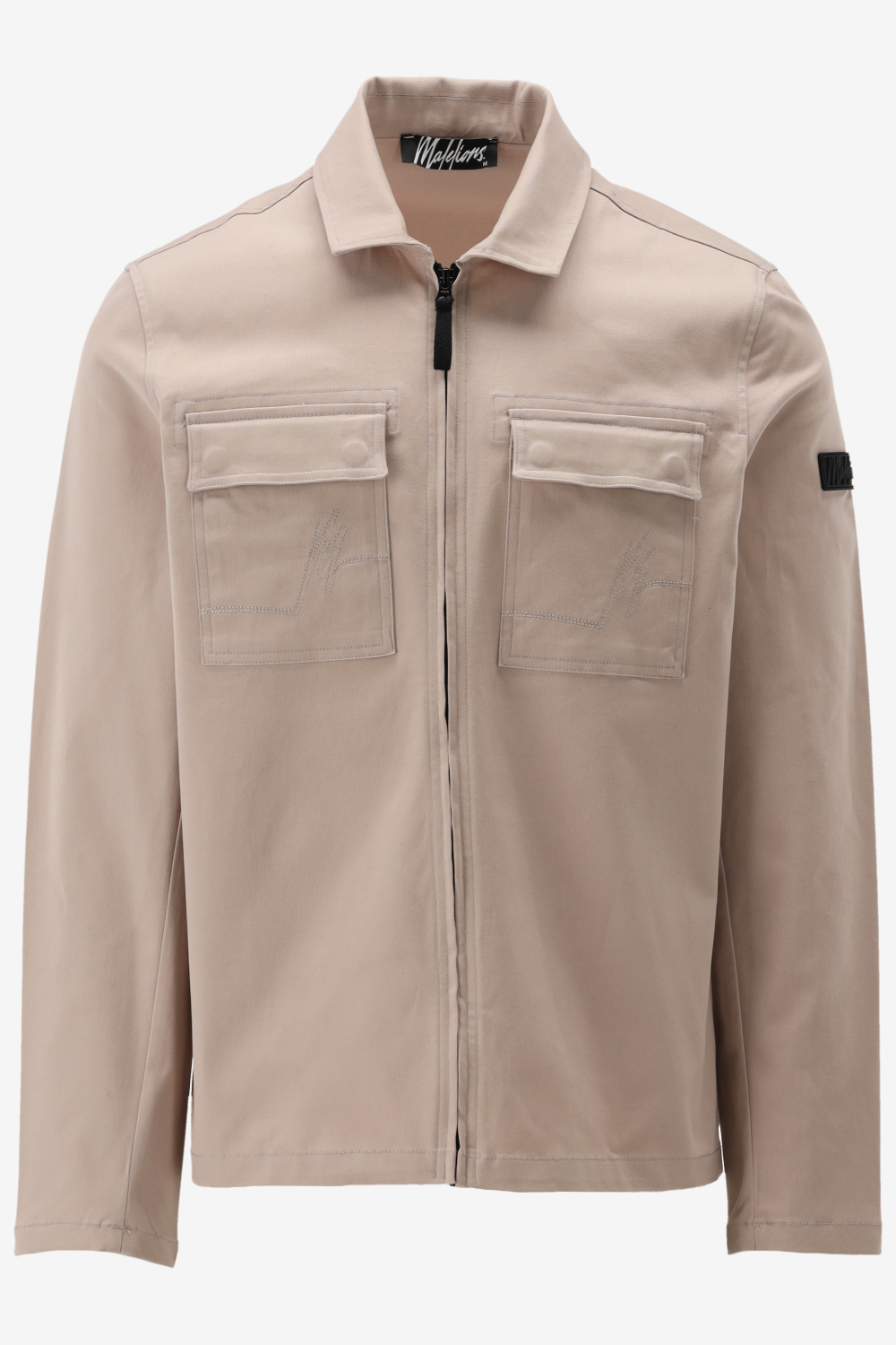 Malelions Casual Shirt COTTON ZIP OVERSHIRT