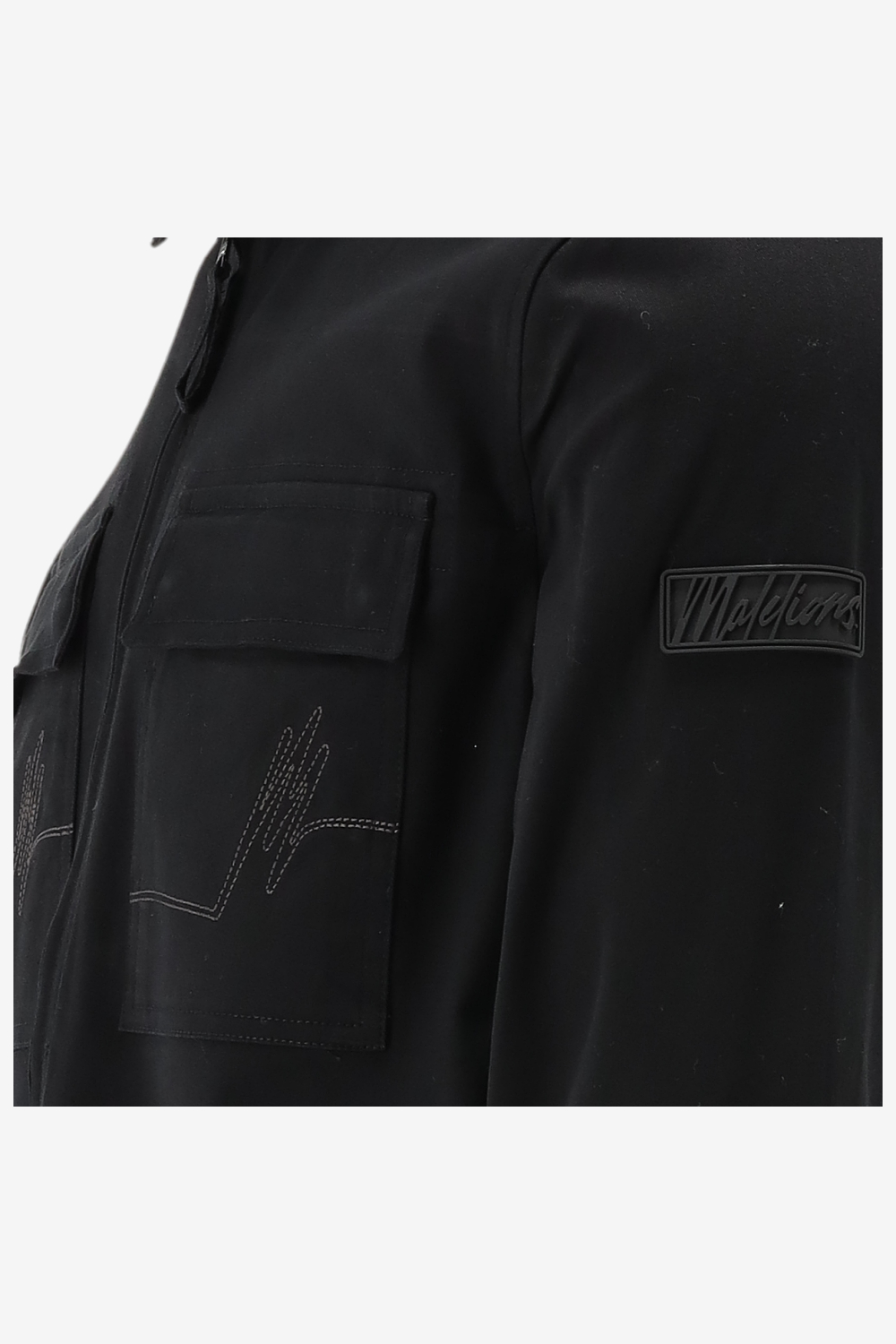 Malelions Casual Shirt COTTON ZIP OVERSHIRT