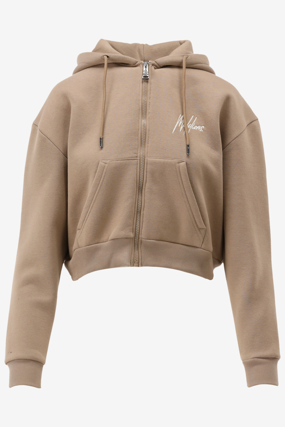 Malelions Sweatvest CROPPED ZIP HOODIE