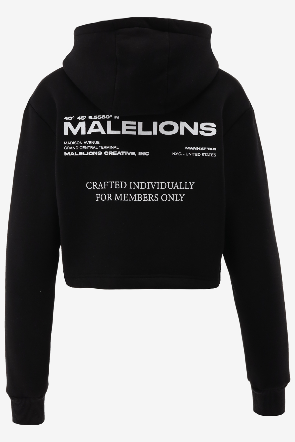 Malelions Hoodie AVENUE CROP HOODIE