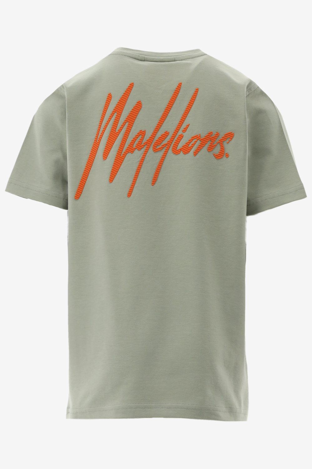 Malelions T-shirt STRIPED SIGNATURE T-SHIRT