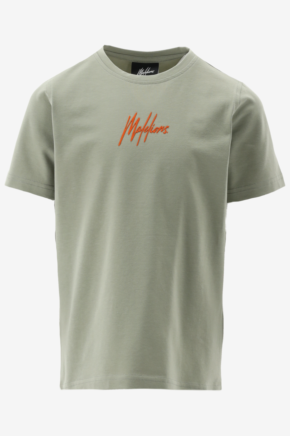 Malelions T-shirt STRIPED SIGNATURE T-SHIRT