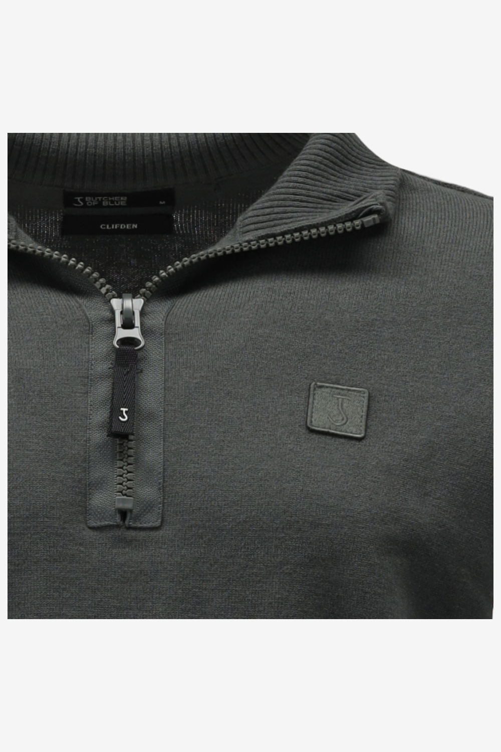 Butcher of Blue Trui CLIFDEN HALFZIP