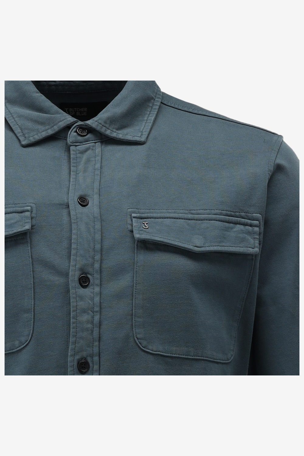Butcher of Blue Casual Shirt FINN POCKET JERSEY OVERSHIRT