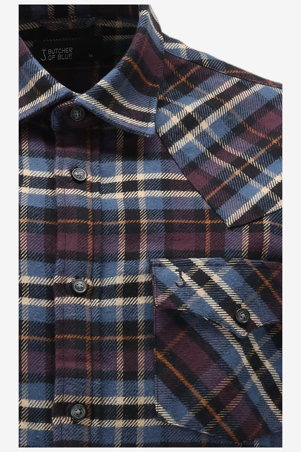 Butcher of Blue Casual Shirt LANTON WESTERN CHECK SHIRT