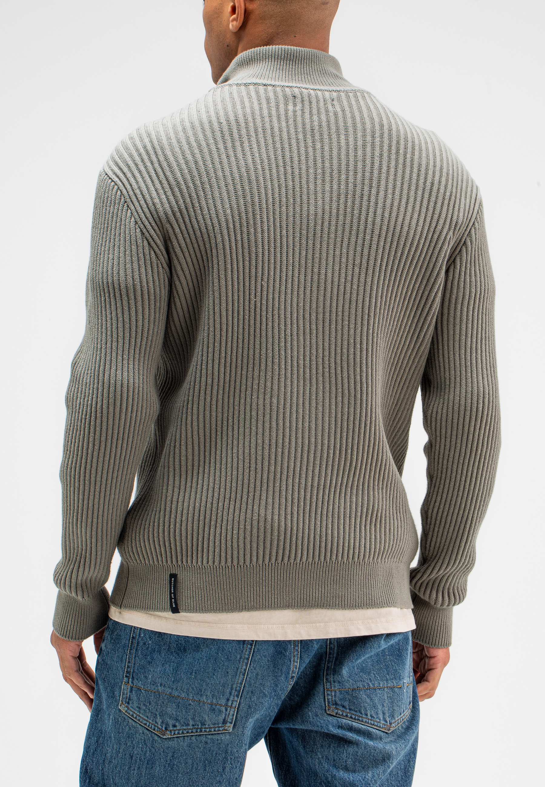 Butcher of Blue Trui THIN MK. 2 HALF ZIP