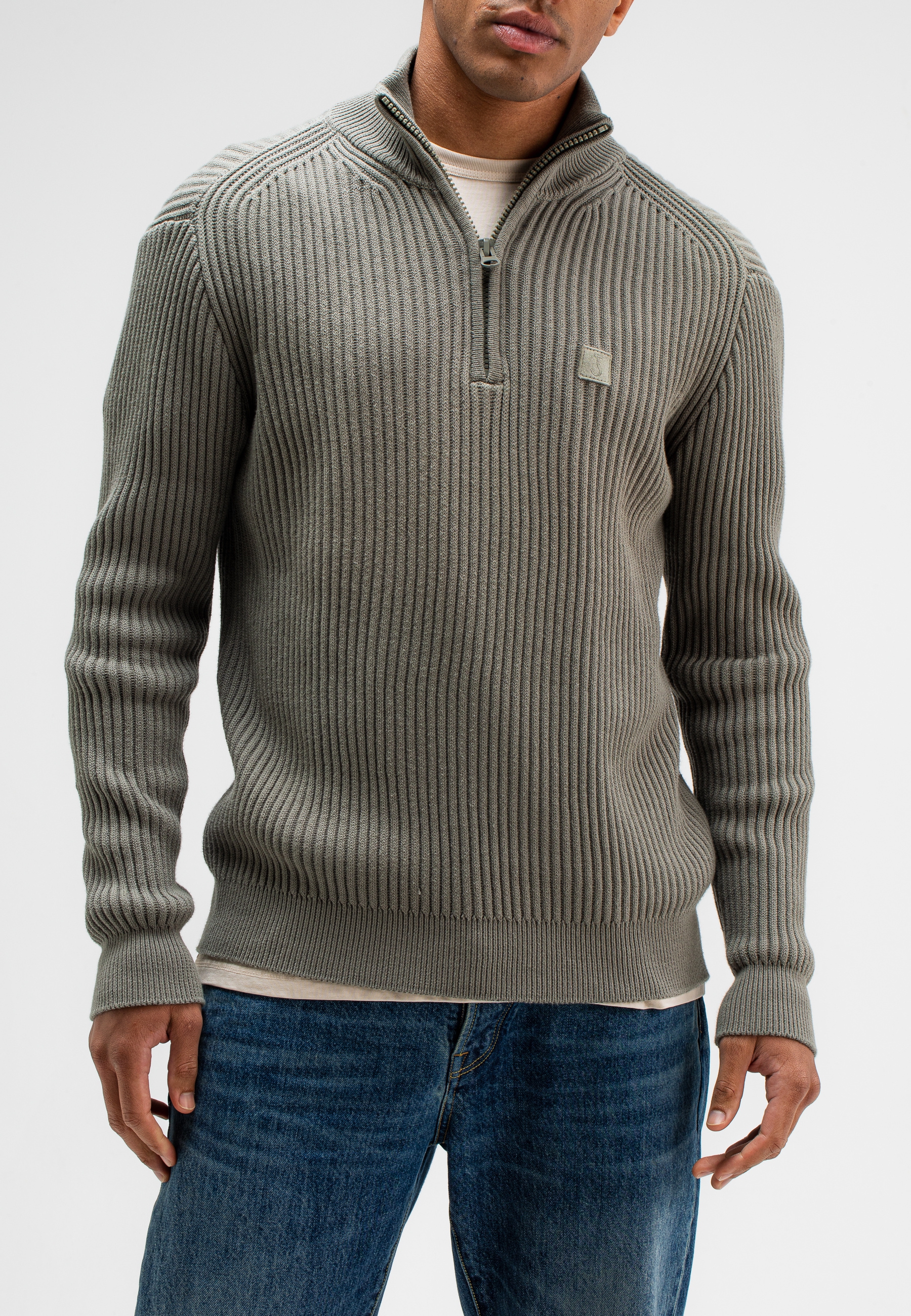 Butcher of Blue Trui THIN MK. 2 HALF ZIP